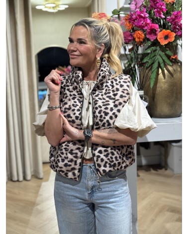 Bodywarmer Leopard