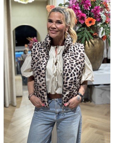 Bodywarmer Leopard