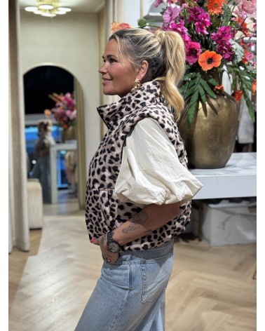Bodywarmer Leopard