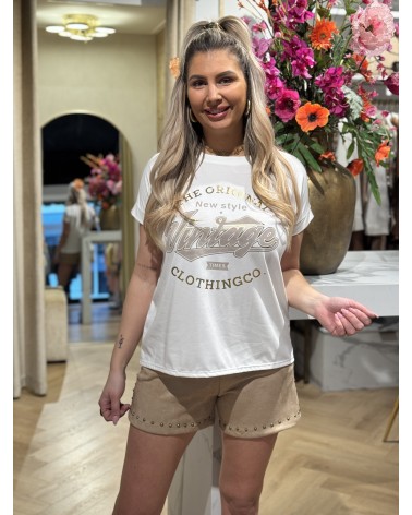 T-Shirt Vintage Taupe