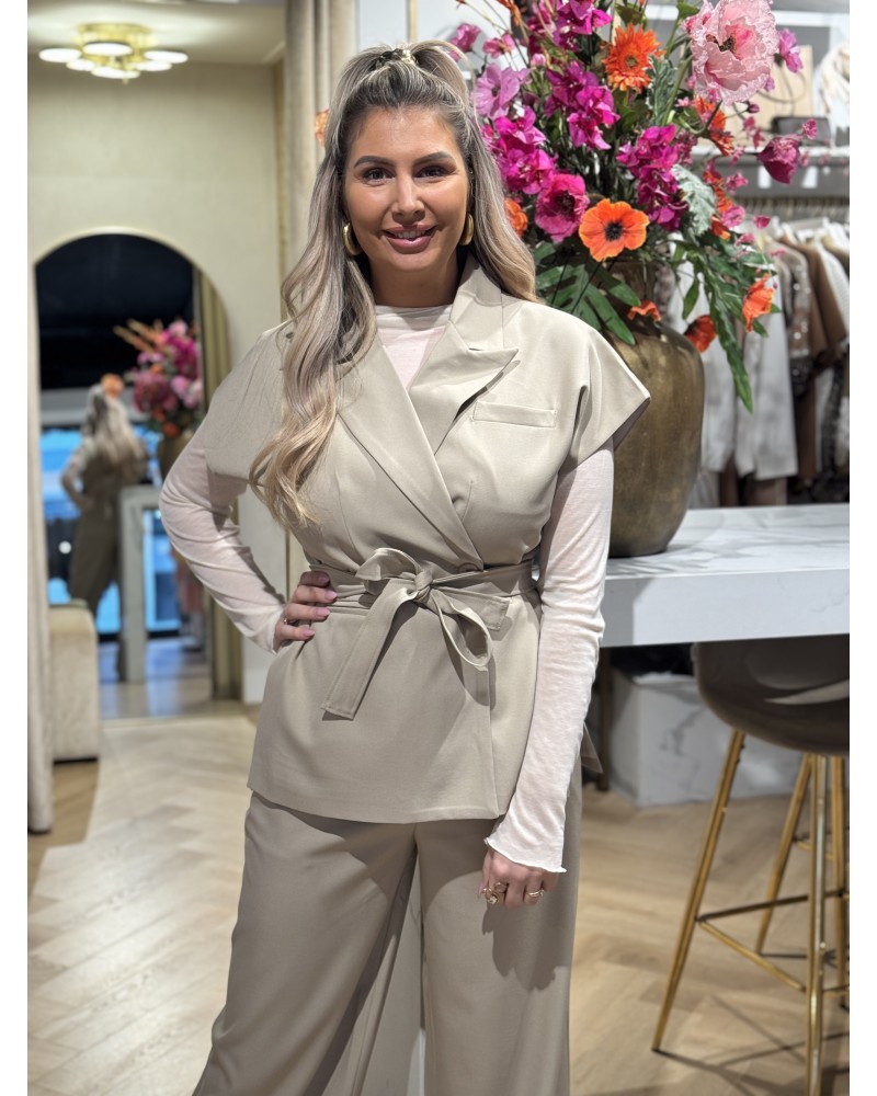 Gilet Mirte Ambika Beige