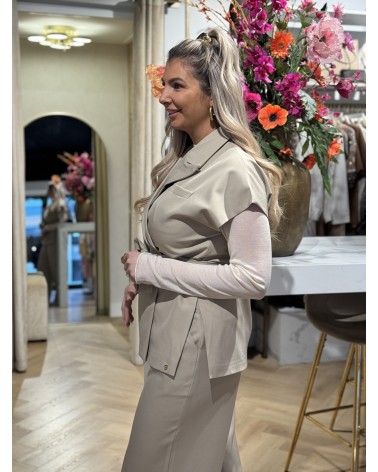 Gilet Mirte Ambika Beige