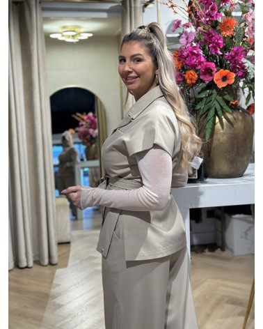 Gilet Mirte Ambika Beige