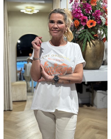 T-Shirt Vintage Oranje