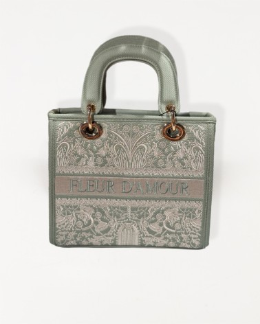 Tas Fleur D'amour Pistache