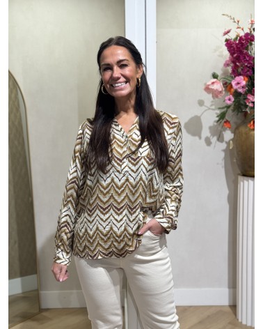 Blouse Cleo Bruin