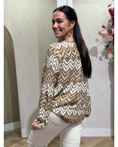 Blouse Cleo Bruin