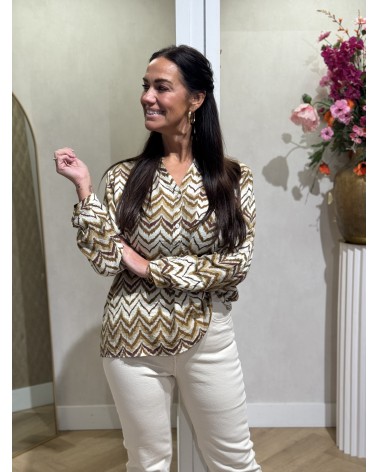 Blouse Cleo Bruin