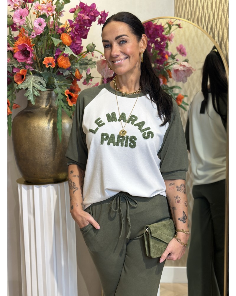 Shirt Le Marais Paris Groen