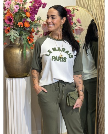 Shirt Le Marais Paris Groen