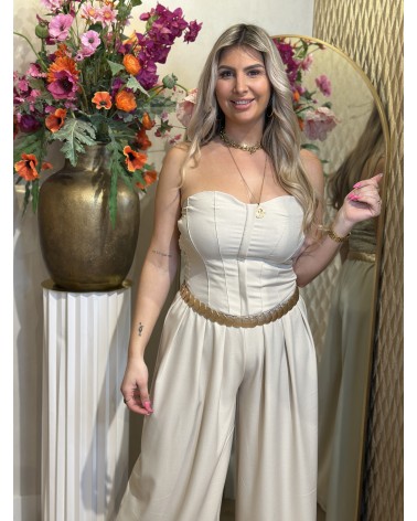 Jumpsuit Chloe Beige