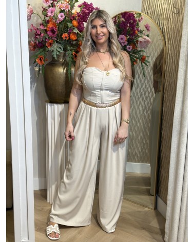 Jumpsuit Chloe Beige