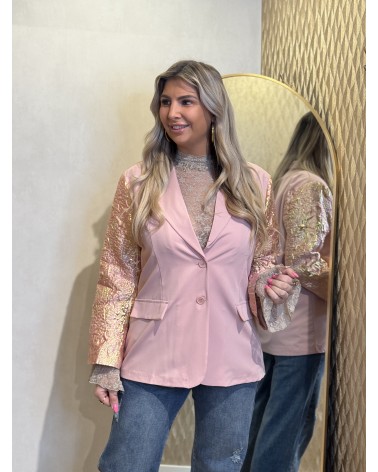 Blazer Lang Special Roze
