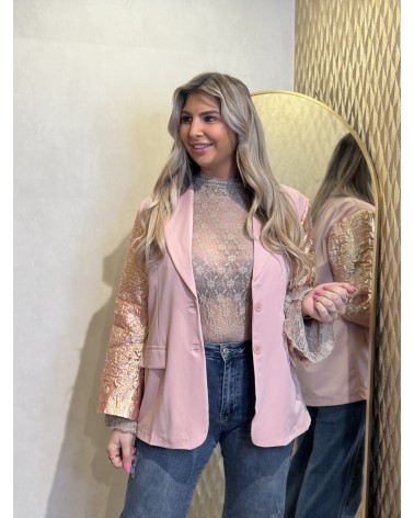 Blazer Lang Special Roze