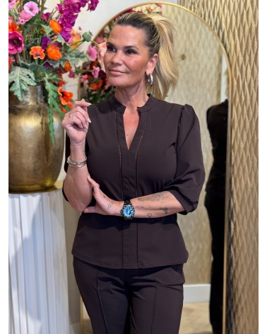 Blouse Journey Bruin