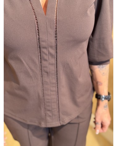 Blouse Journey Bruin