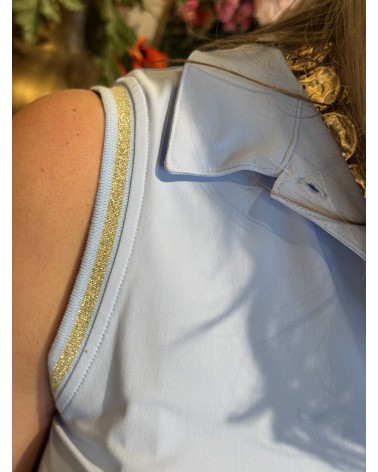 Top Journey Mouwloos Baby Blauw