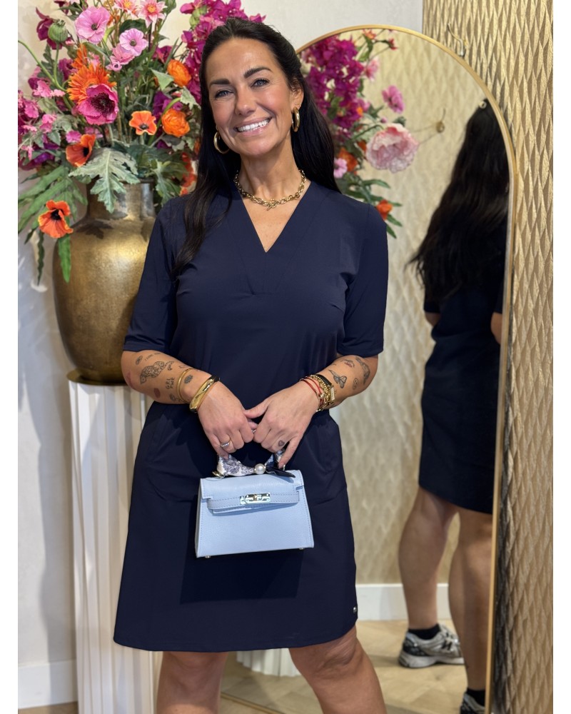 Jurk Journey Navy Blauw