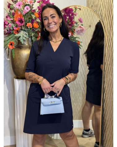 Jurk Journey Navy Blauw