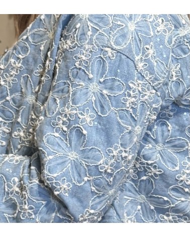 Jacket Flower Denim