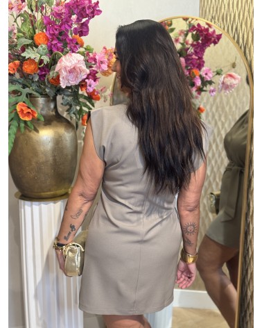 Jurk Vlinder Taupe