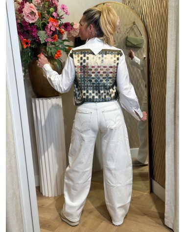 Barrel Jeans Off White