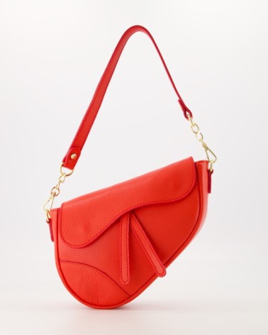 Tas Gigi Classic Saddle Red