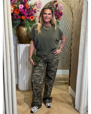 Broek Army Straight Leg