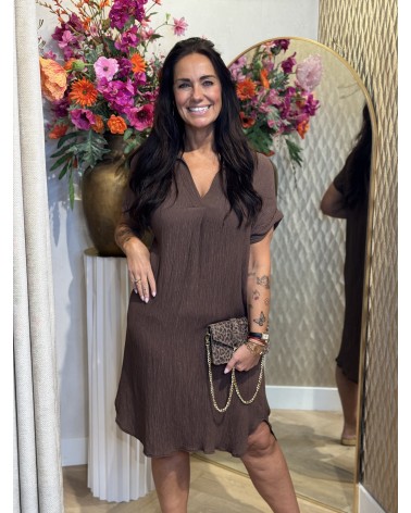 Jurk Dolly Bruin