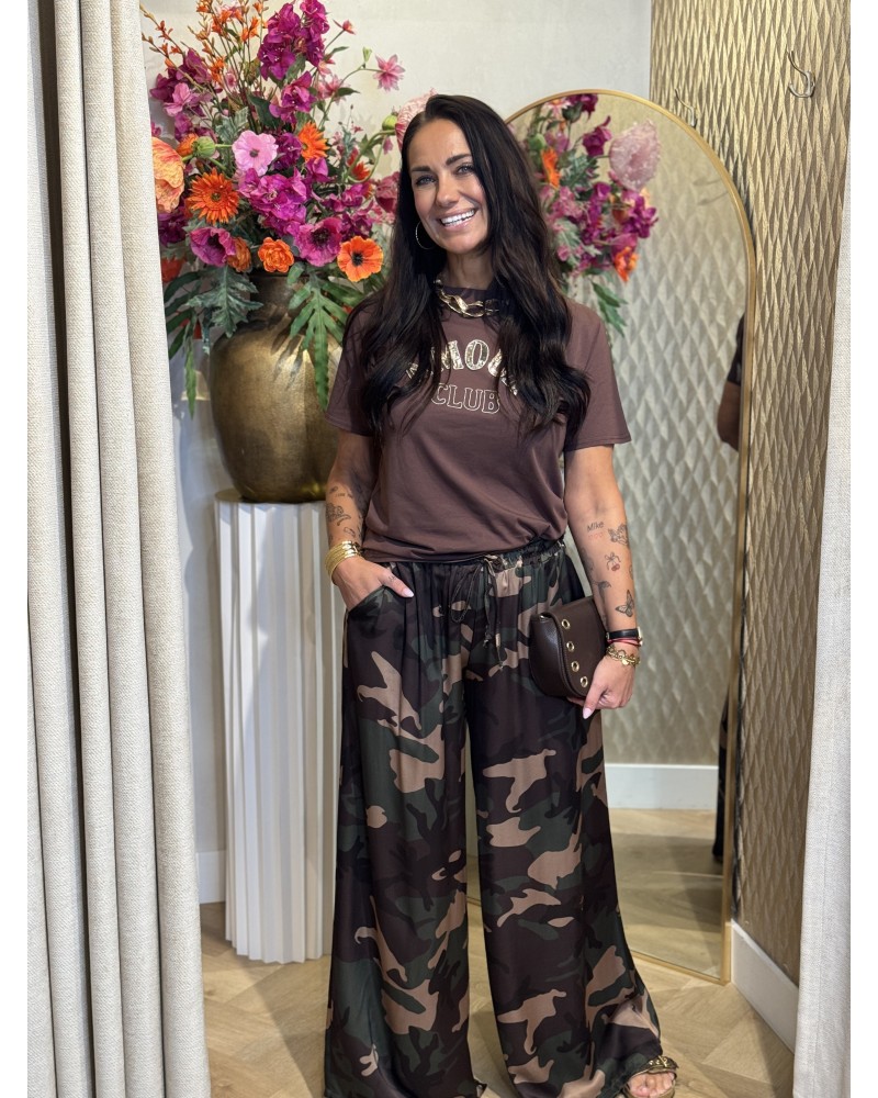 Broek Silky Army