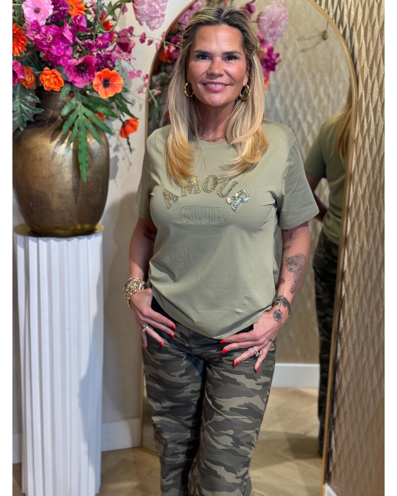 T-Shirt Amour Groen