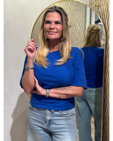 Top Kelly Cobalt Blauw