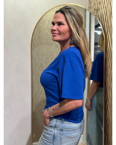 Top Kelly Cobalt Blauw