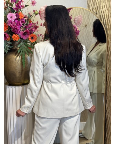 Blazer Getailleerd Off White Ambika