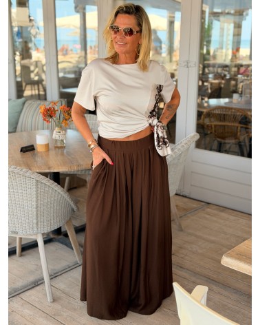 Broek Merel Bruin
