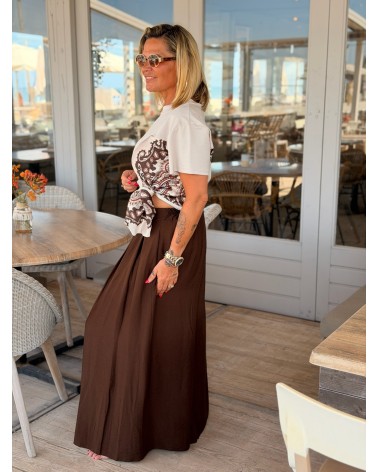 Broek Merel Bruin