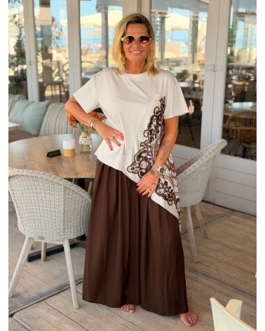 Broek Merel Bruin