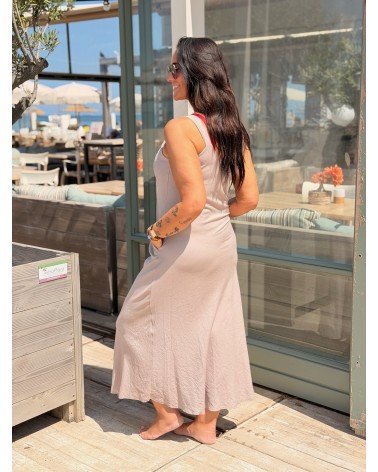 Jurk Isolde Taupe