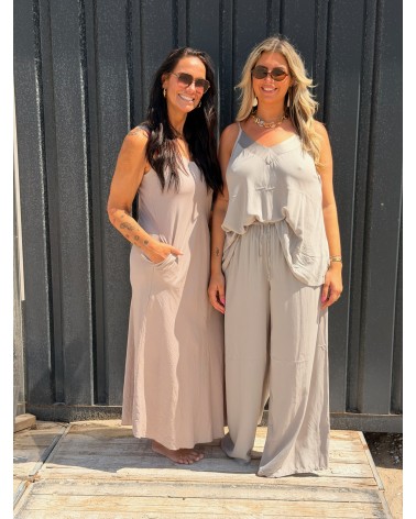Jurk Isolde Taupe