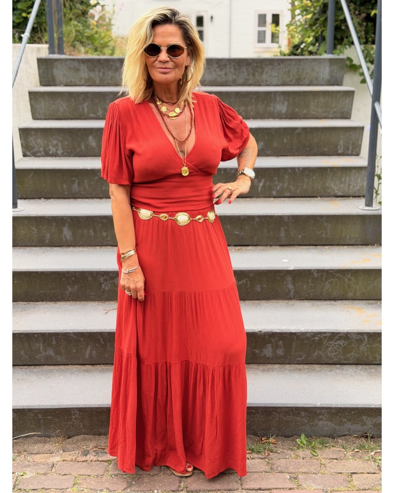 Set Eline Ambika Oranjerood