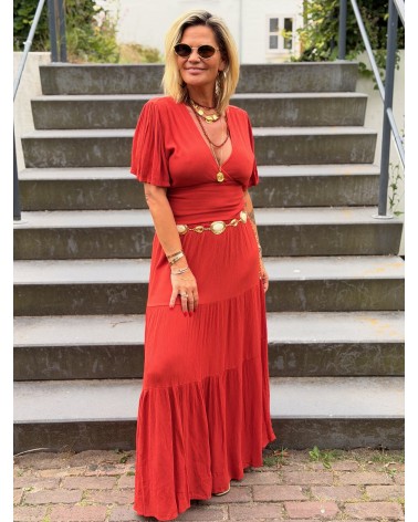 Set Eline Ambika Oranjerood