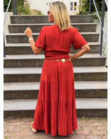 Set Eline Ambika Oranjerood