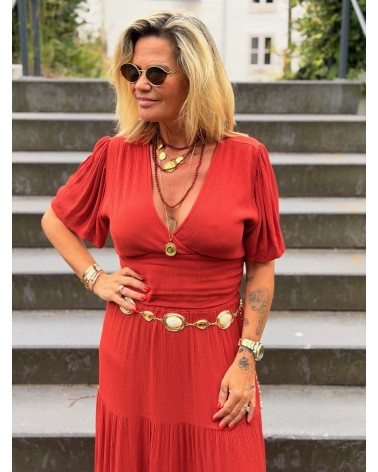 Set Eline Ambika Oranjerood