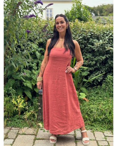 Jurk Bo Ambika Roestkoraal