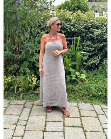 Jurk Bo Ambika Grijstaupe