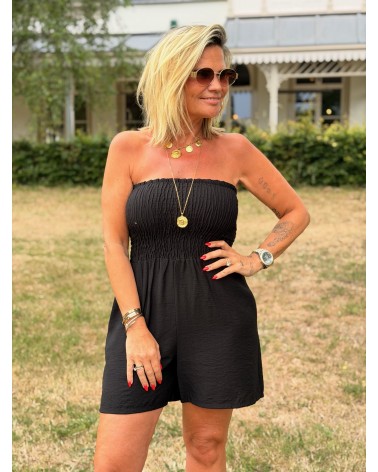 Jumpsuit Kort Ambika Zwart