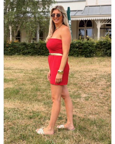 Jumpsuit Kort Ambika Rood