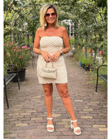 Jurk Jenn Kort Ambika Crème