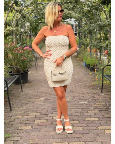 Jurk Jenn Kort Ambika Crème