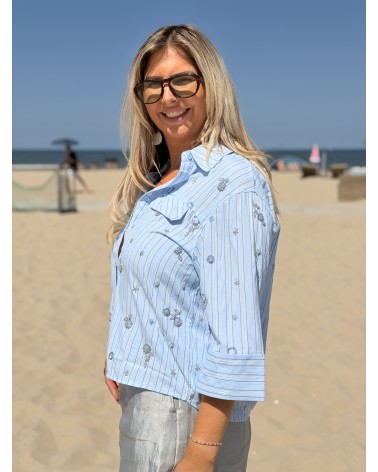 Blouse Ocean Blauw